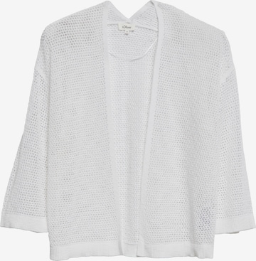 Cardigan s.Oliver en blanc : devant
