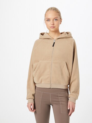 VERO MODA Sweat jacket 'ILSA' in Brown: front