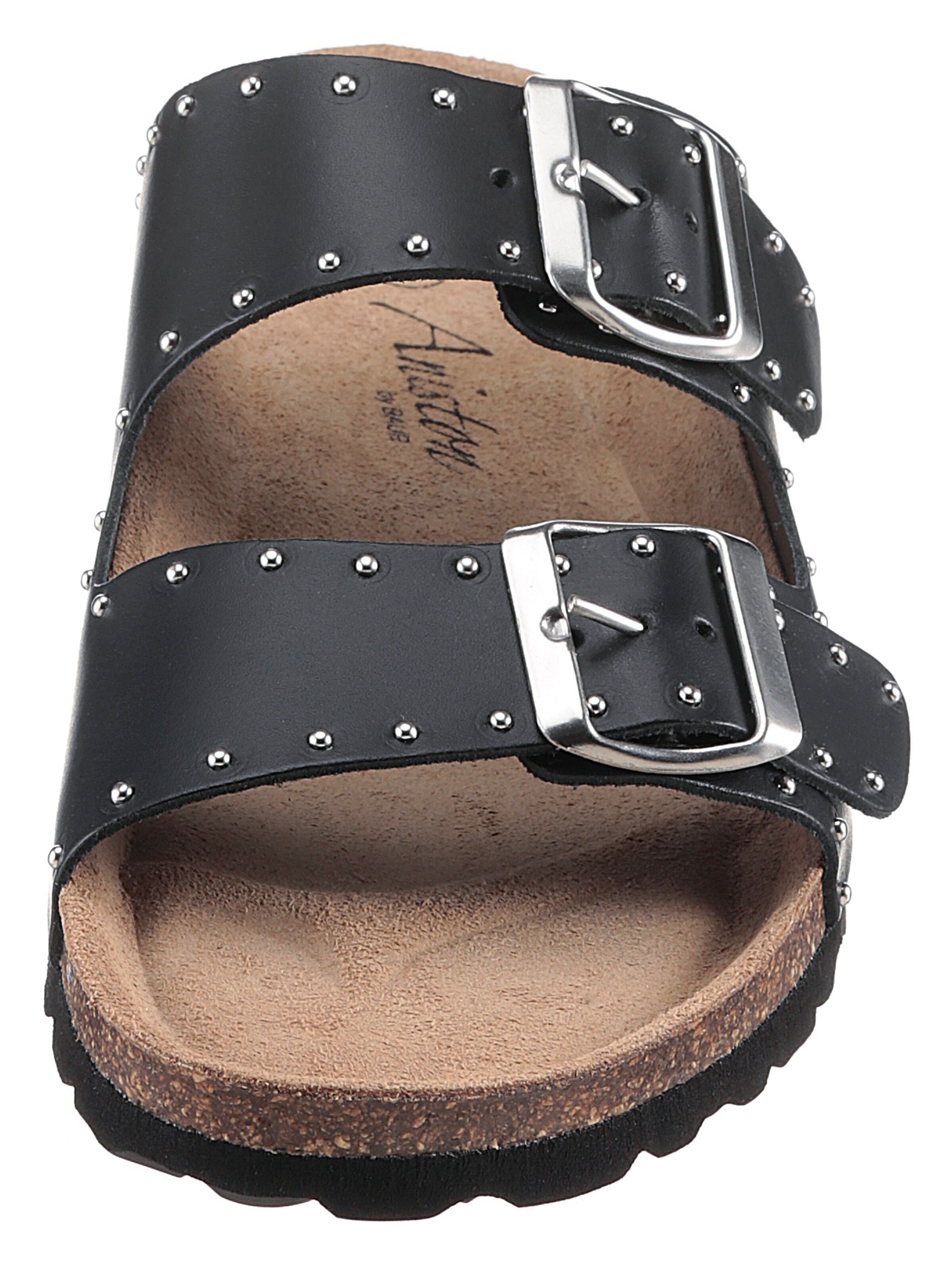 Aniston Mules in Black