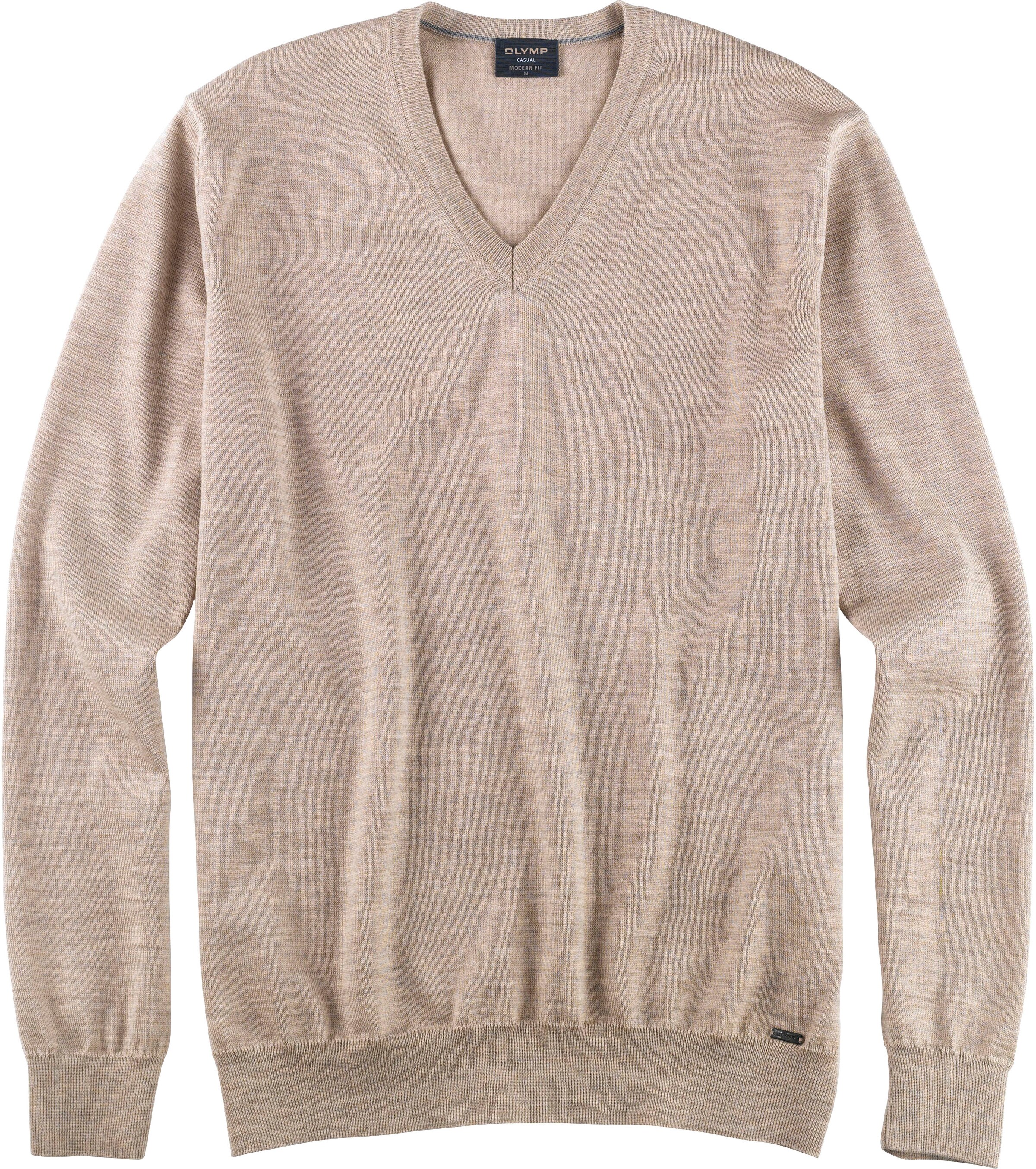 OLYMP Pullover in Beige: Vorderseite