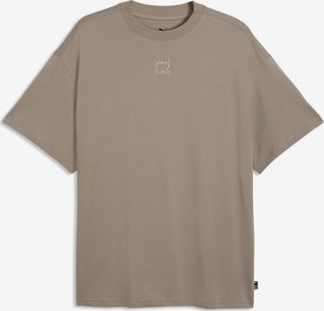 PUMA Performance Shirt in Beige: front
