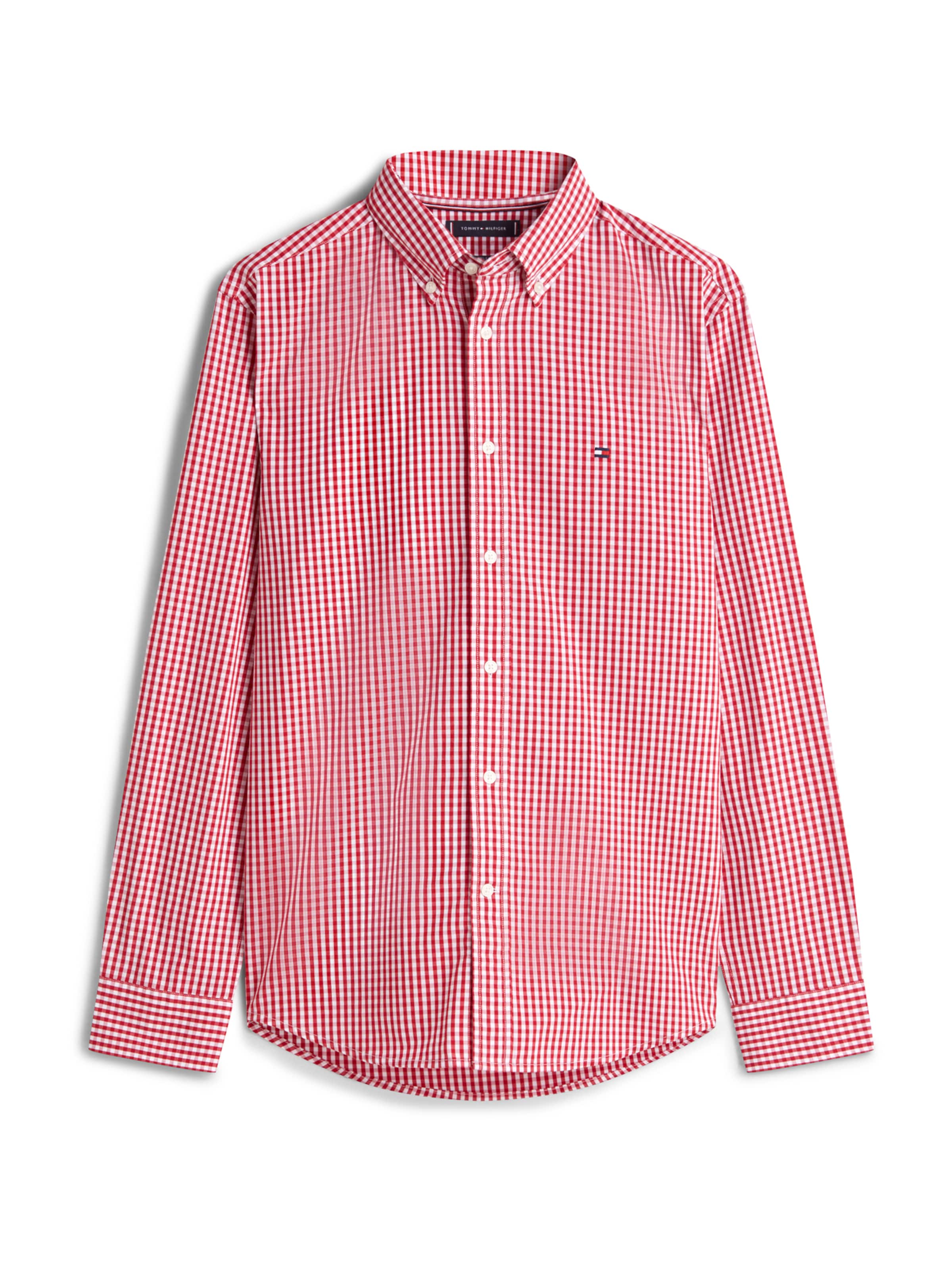 sarkans TOMMY HILFIGER Standarta piegriezums Krekls: no priekšpuses