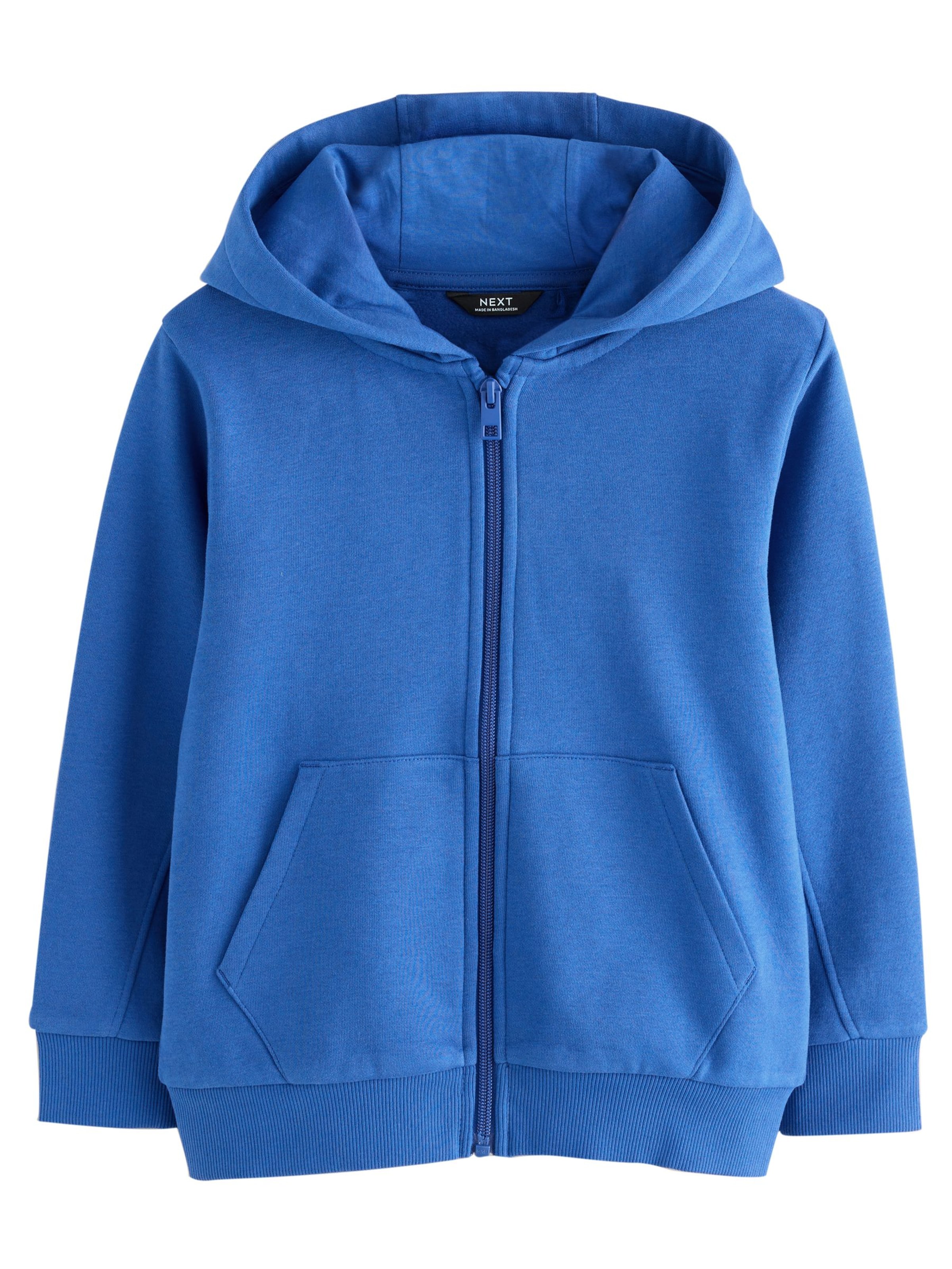 Next Суичъри с качулка в синьо: отпред