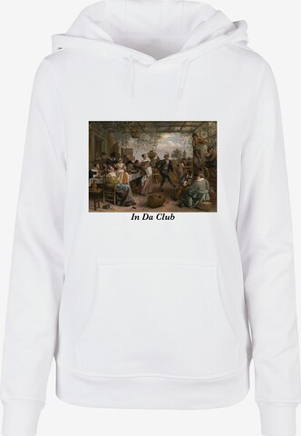 Mister Tee Sweatshirt 'Club New' in Wit: voorkant