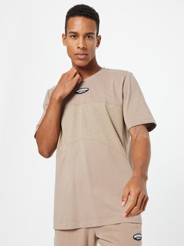 T-Shirt ADIDAS ORIGINALS en beige : devant