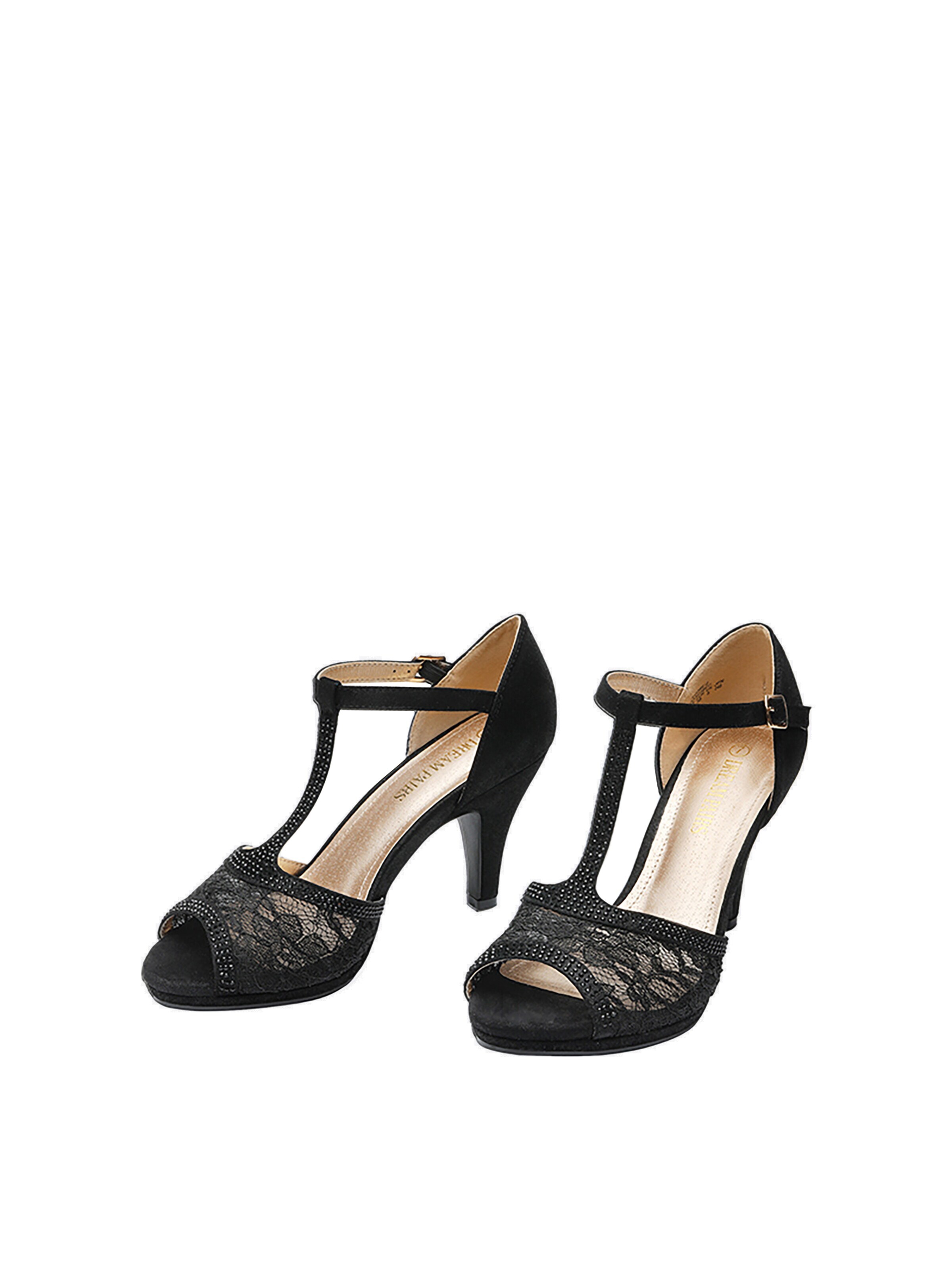 Sandalo con cinturino di Dream Pairs in nero