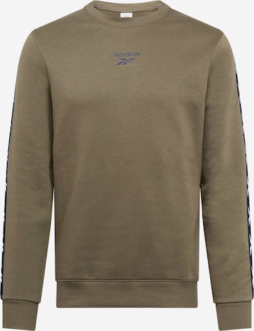 Reebok Sports sweatshirt in Green: front