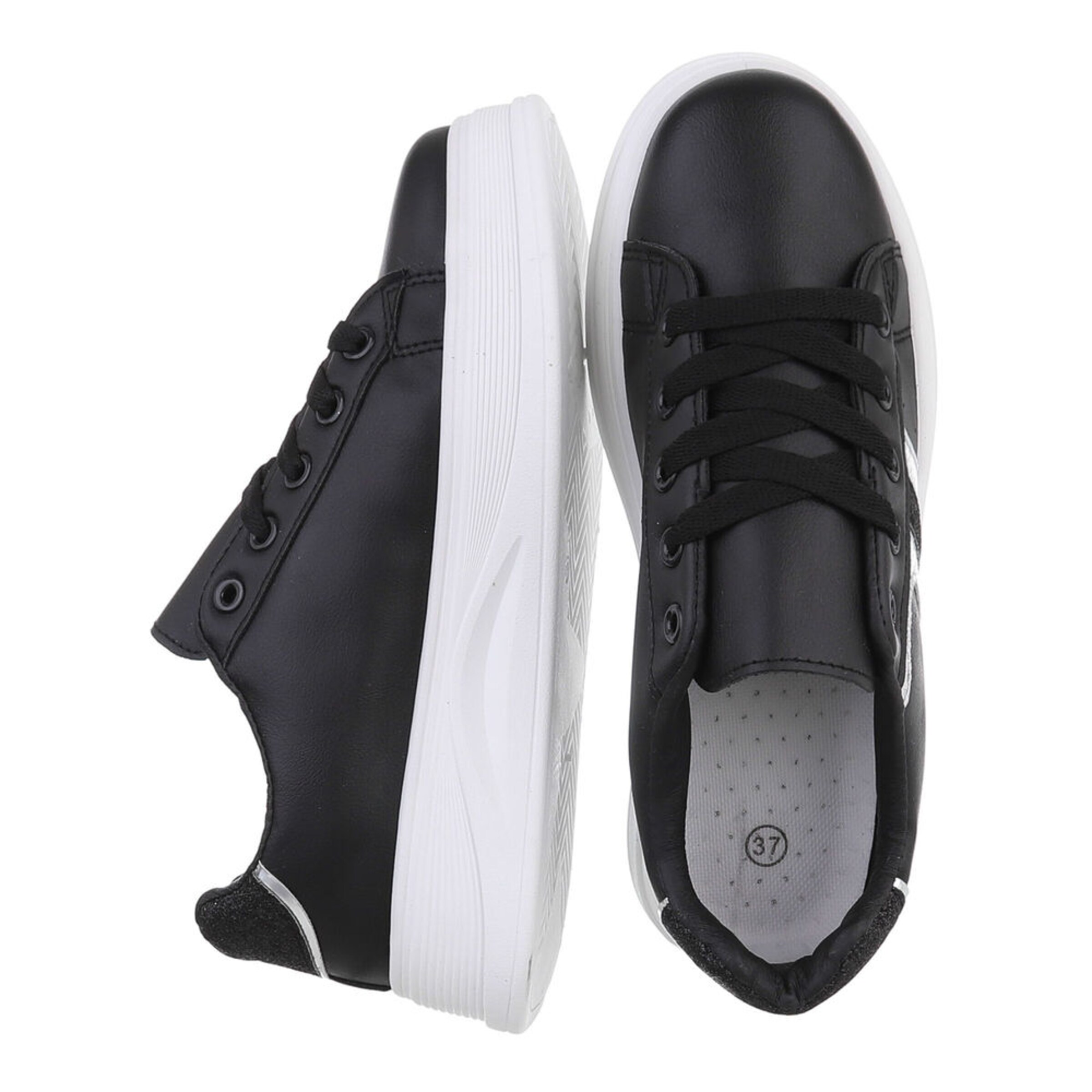 Ital-Design Sneaker in Schwarz