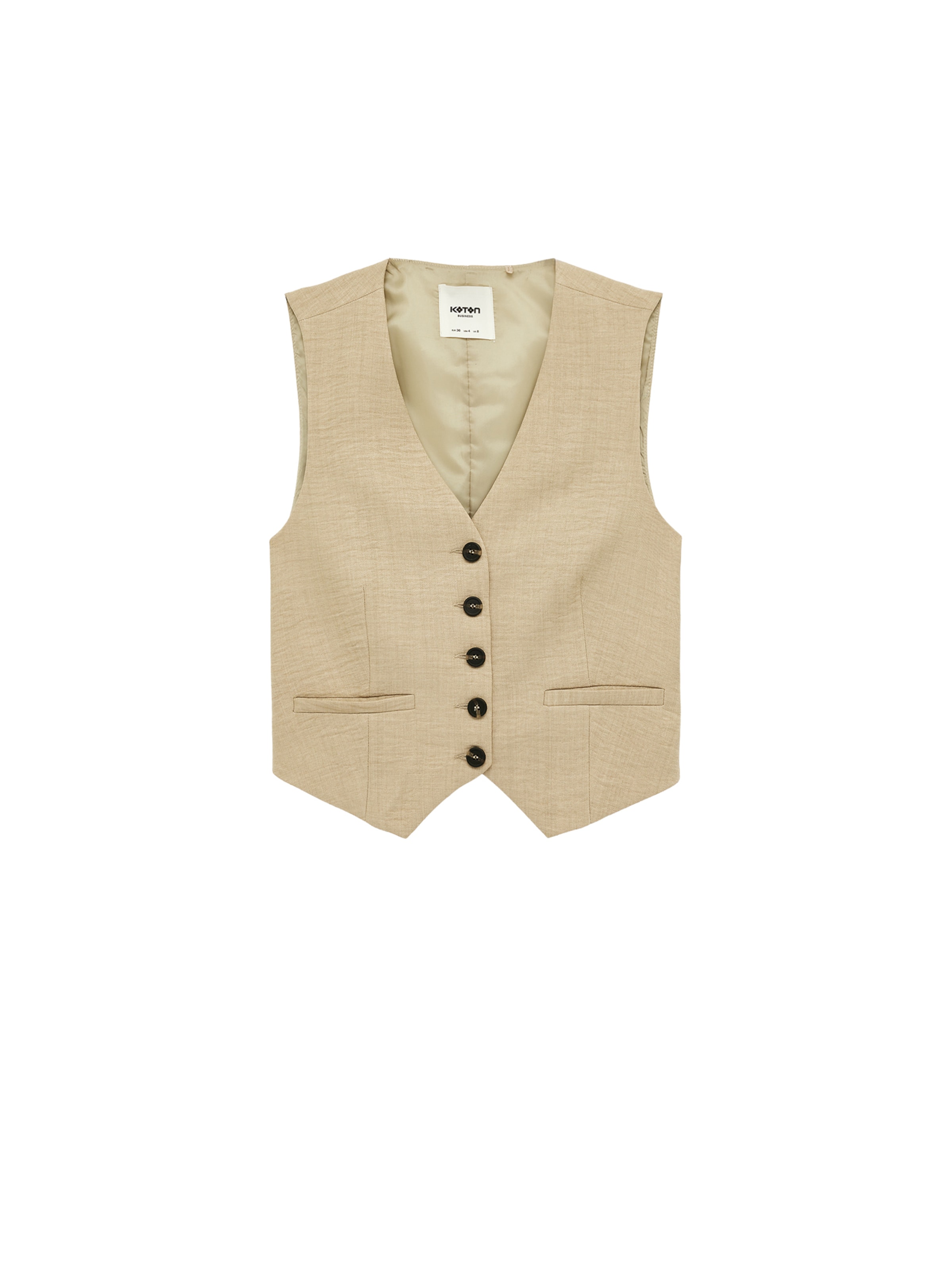 Koton Gilet in Groen: voorkant