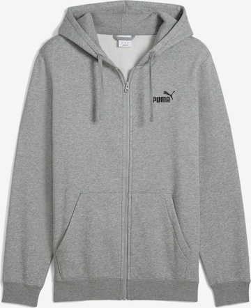 Veste de survêtement 'Essentials No. 1' PUMA en gris : devant