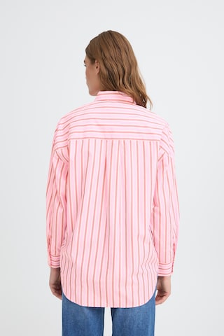 ICHI Blouse 'IHFluca' in Roze