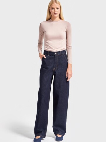 IT'S BASIC Loosefit Jeans 'Skater Mid Rise Jeans' in Blauw