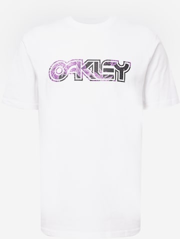OAKLEY - Camiseta funcional 'GRADIENT' en blanco: frente