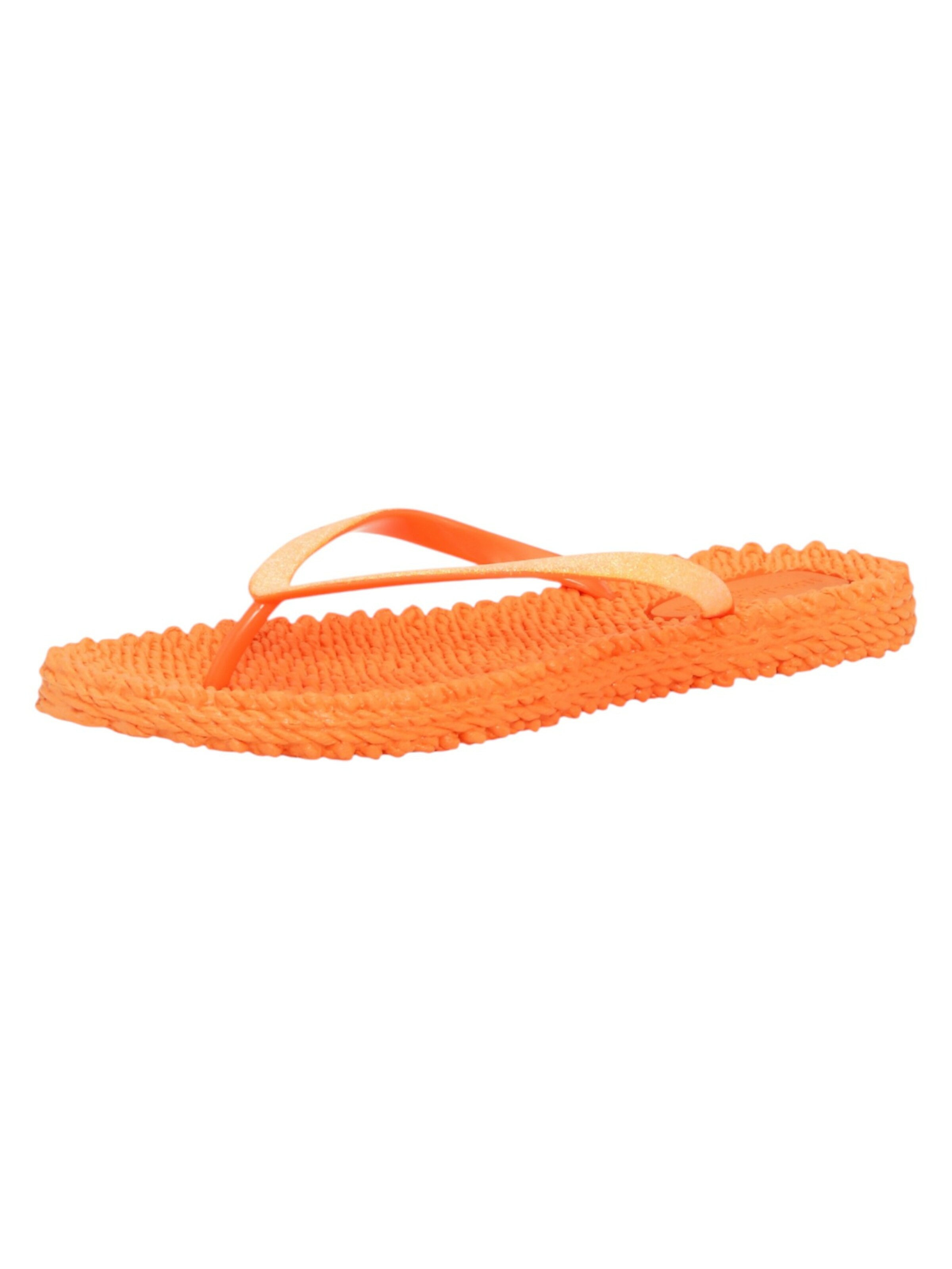 ILSE JACOBSEN T-Bar Sandals 'CHEERFUL01' in Orange: front