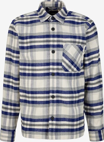 JOOP! Jeans Button Up Shirt 'Harvi' in Blue: front