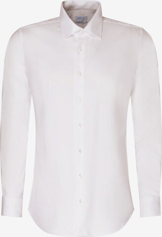 Coupe slim Chemise business SEIDENSTICKER en blanc : devant