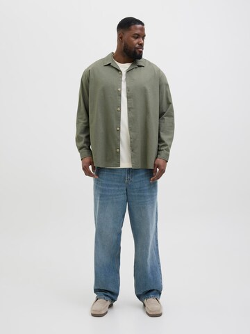 Jack & Jones Plus Comfort Fit Skjorte i grøn