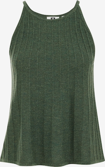 WE Fashion Stricktop in dunkelgrün, Produktansicht