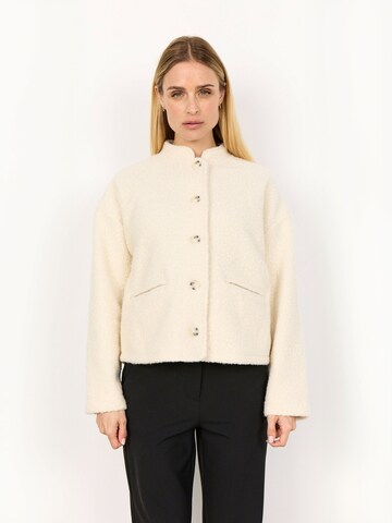 Soyaconcept - Chaqueta de entretiempo 'SC-SHAIMA' en blanco: frente