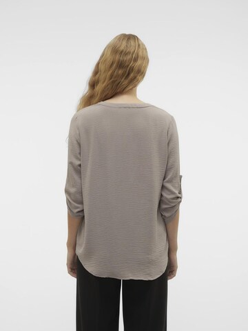 VERO MODA Bluse in Grau