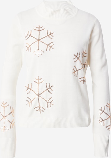 VILA Sweater in Gold / White, Item view