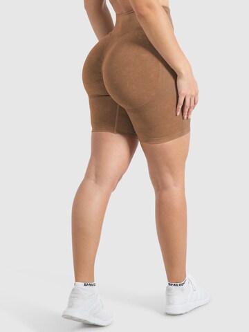 Smilodox Slim fit Leggings 'Batik Ruth' in Brown