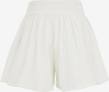 WE Fashion - regular Falda en blanco