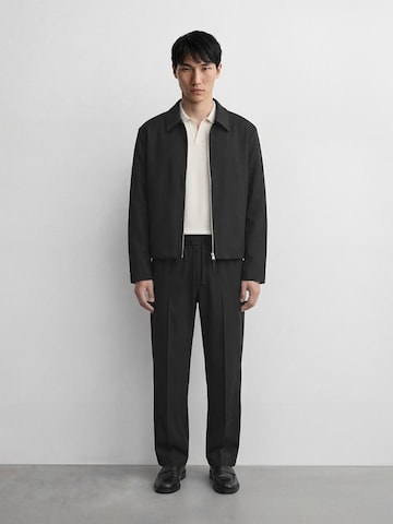 Burocs Regular Bundfaltenhose‌‌‌‌‌‌‌ in Schwarz