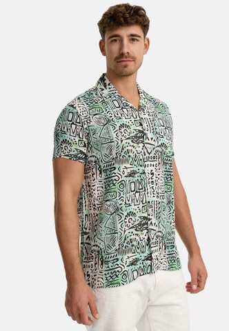 Coupe regular Chemise 'Milky' INDICODE JEANS en bleu