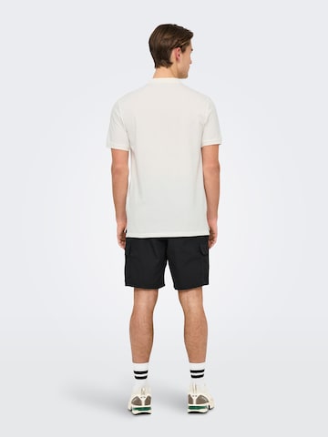 Only & Sons Тениска 'ONSTEN' в бяло: отзад