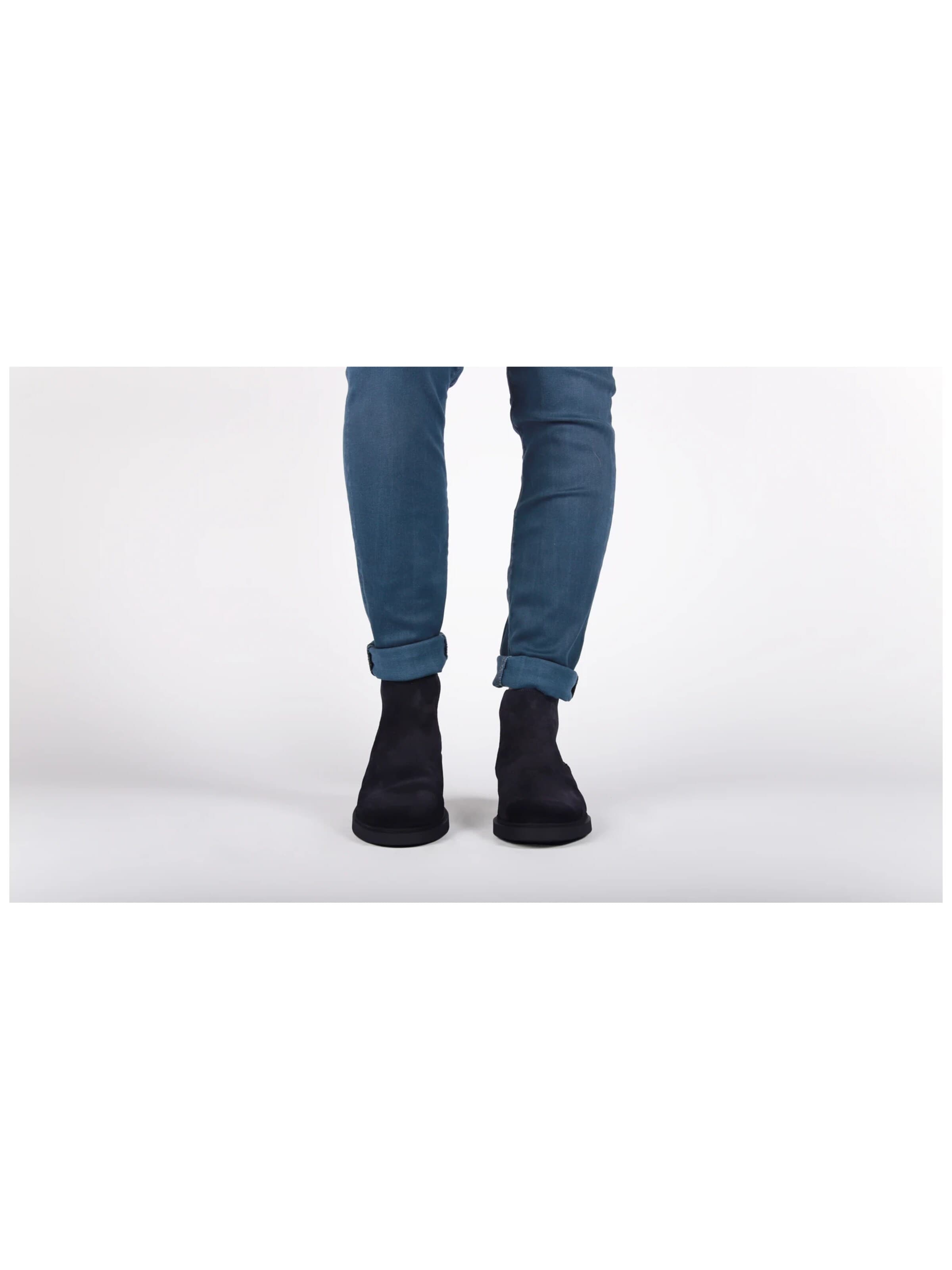 BLACKSTONE Chelsea boots 'Owen WG81' in Blauw