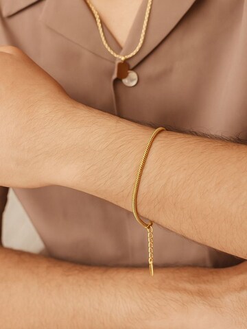 Braccialetto 'Snake Wave' di Hey Happiness in oro