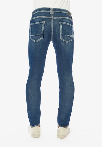 Le Temps Des Cerises Skinny Jeans '700/11JO' in Blue