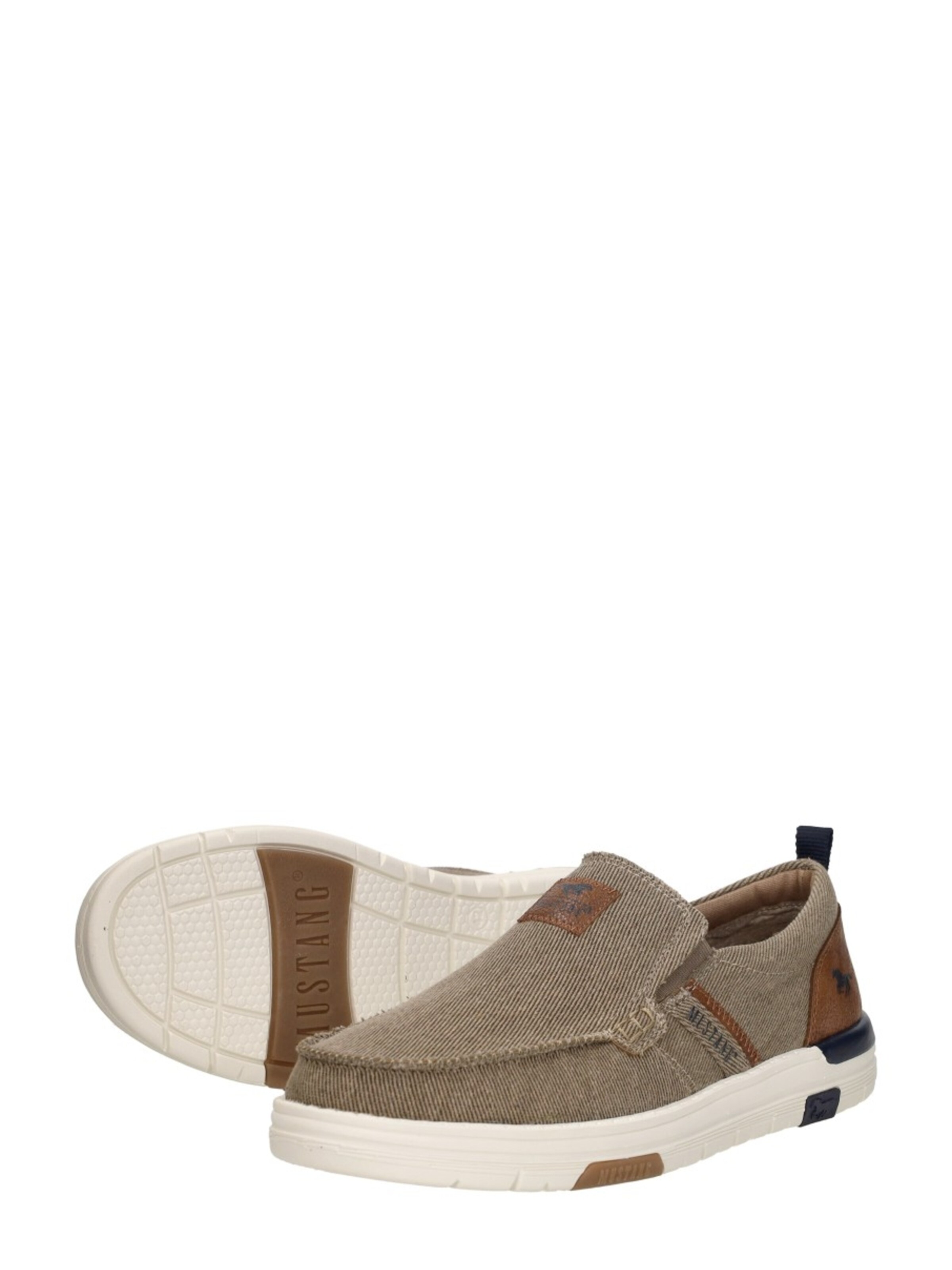 MUSTANG Slipper 'Sneakers Laag'‌‌‌‌‌ in Beige