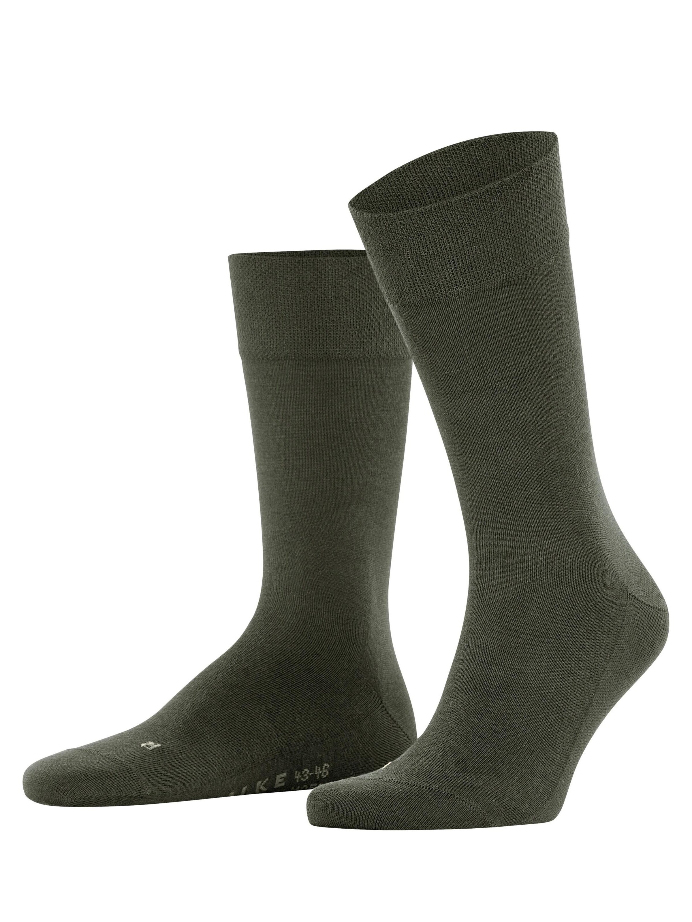 FALKE Socken 'Sensitive New York'‌‌‌ in Grün: Vorderseite