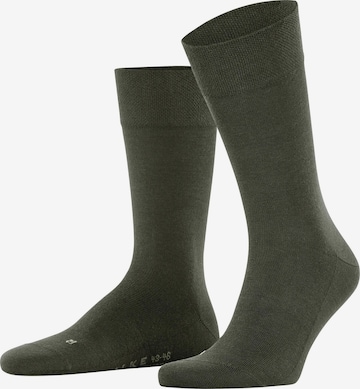 FALKE Socken 'Sensitive New York' in Grün: Vorderseite