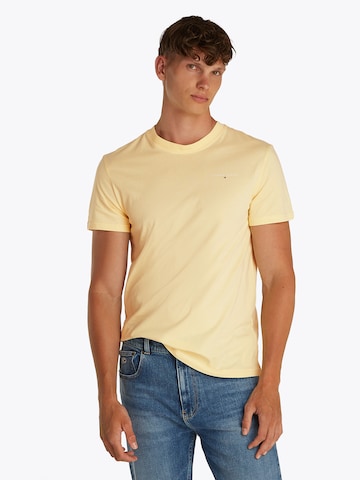 Tommy Jeans Tričko – béžová: přední strana