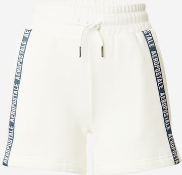 AÉROPOSTALE Regular Bukse i hvit: forside
