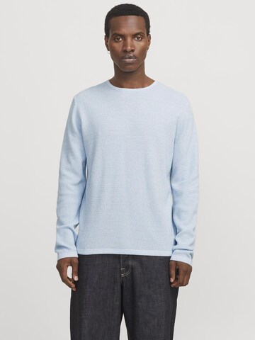 JACK & JONES Sweater in Blue: front