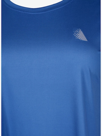 Active by Zizzi Sportshirt 'Abasic' in Blau