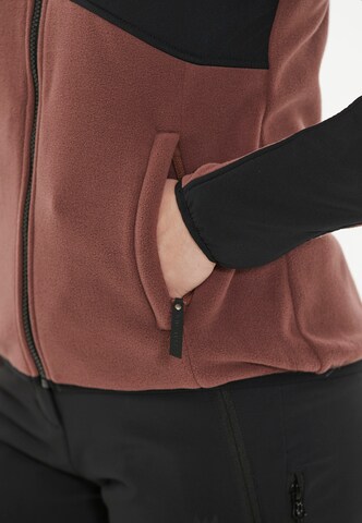 Whistler Athletic Fleece Jacket 'Evo' in Brown