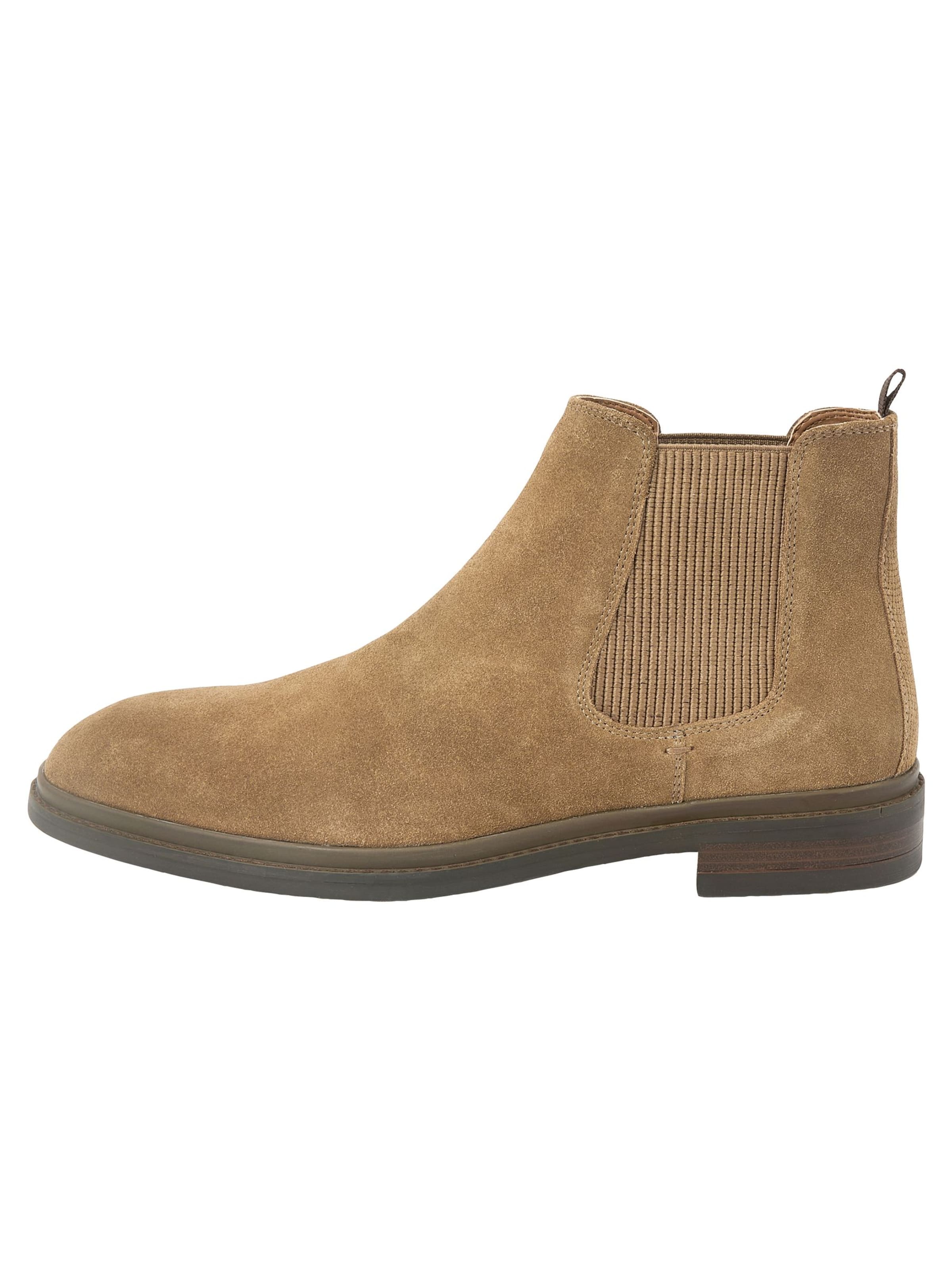 Next - Botas Chelsea en beige: frente