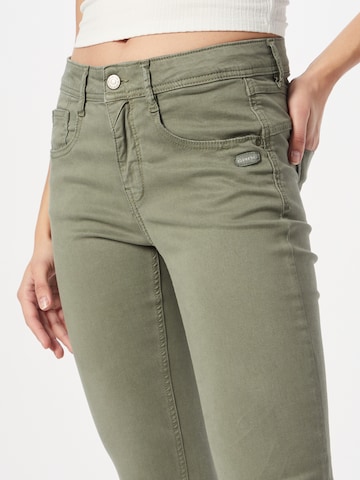 Gang - Slimfit Calças 'Amelie' em verde