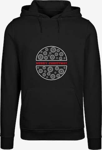 Merchcode Sweatshirt 'Merry Christmas' in Black: front