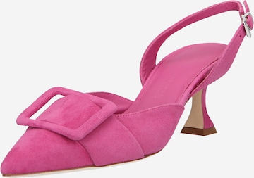 Kennel & Schmenger Slingpumps 'LIA' in Roze: voorkant