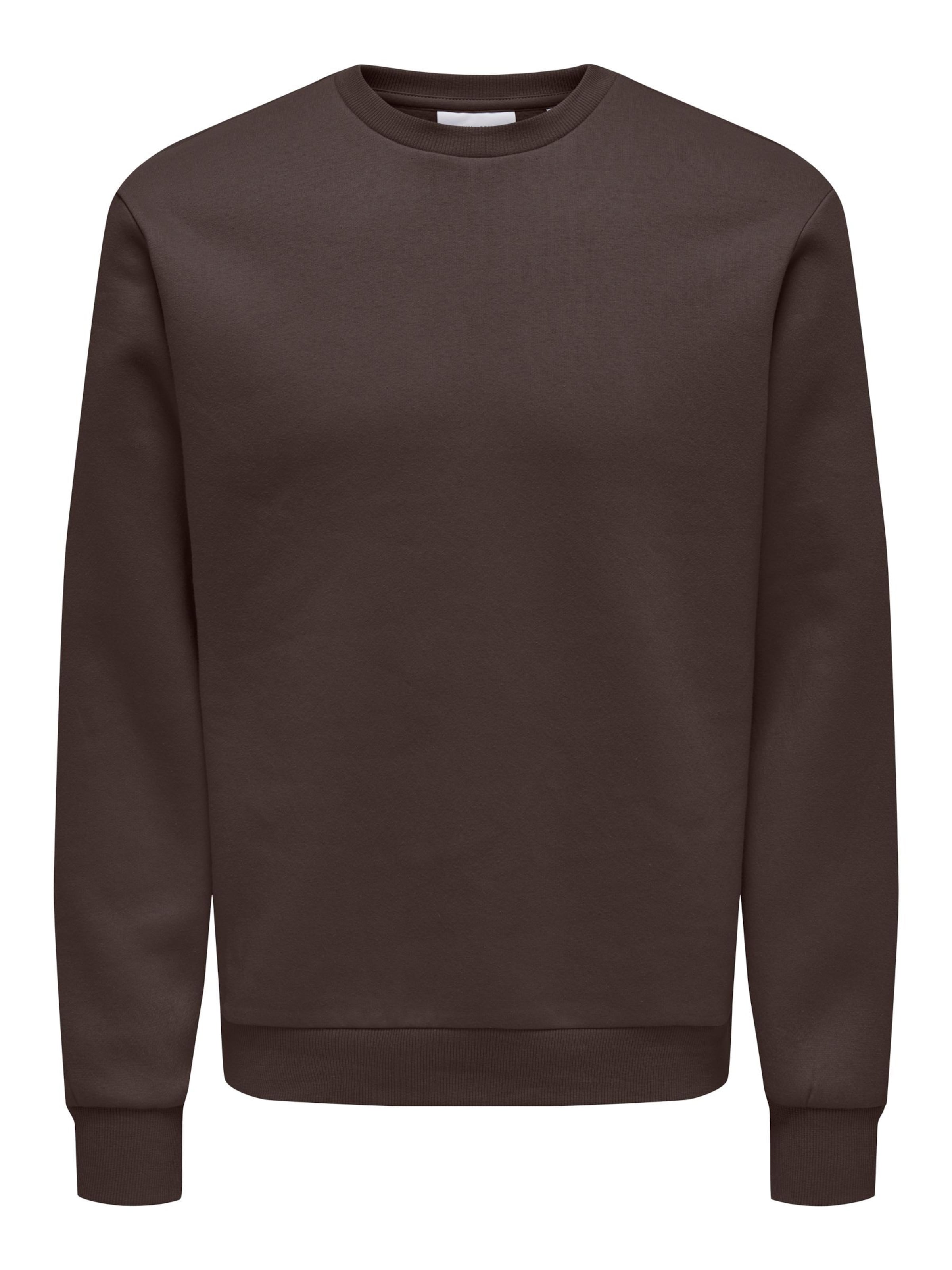 Only & Sons Sudadera 'ONSCERES' en M en marrón oscuro, Vista del producto