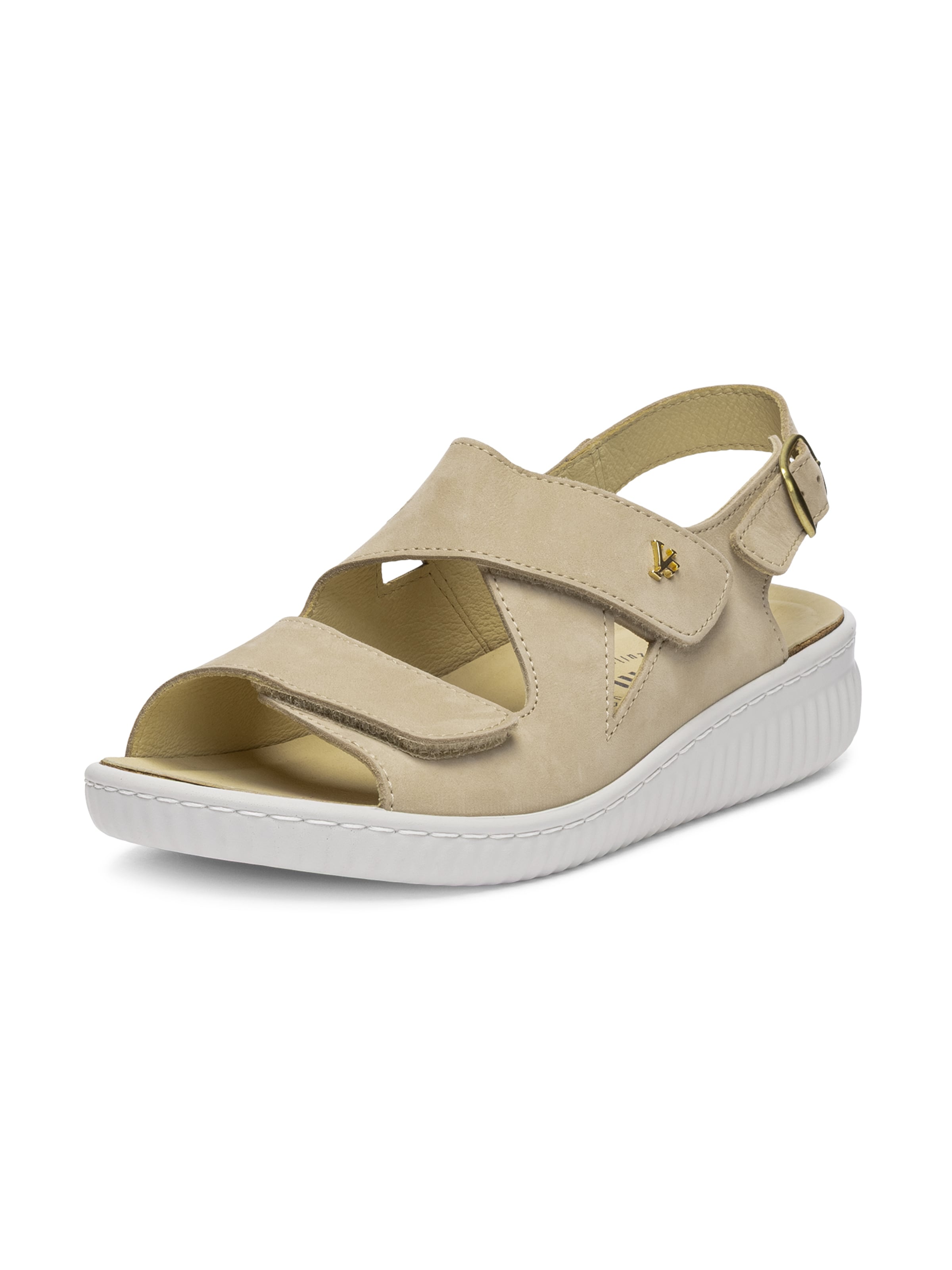 Sandales VITAFORM en beige : devant