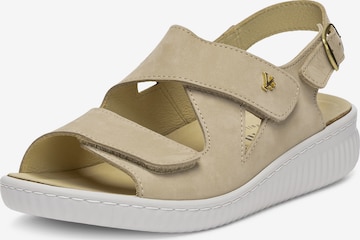 Sandales VITAFORM en beige : devant