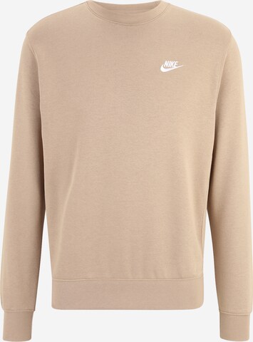 Nike Sportswear Regular Fit Sweatshirt 'CLUB Fleece' in Grün: predná strana