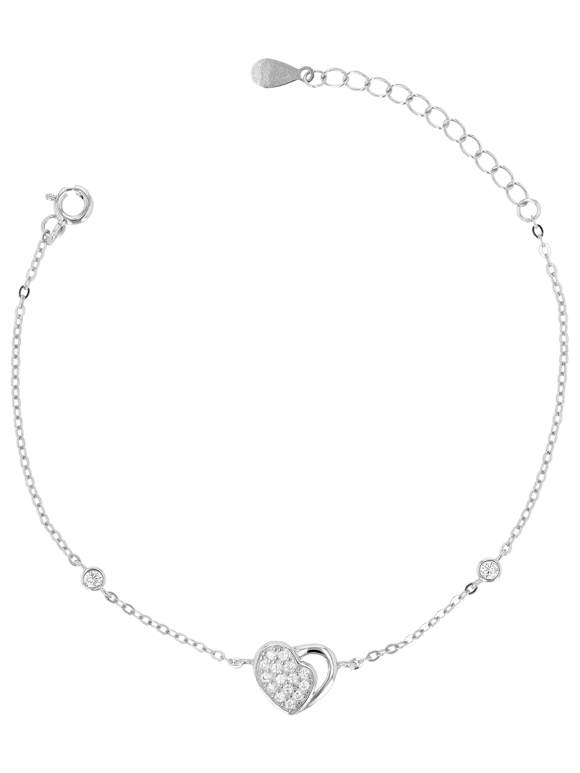 Akzent Bracelet 'Naima' in Silver: front